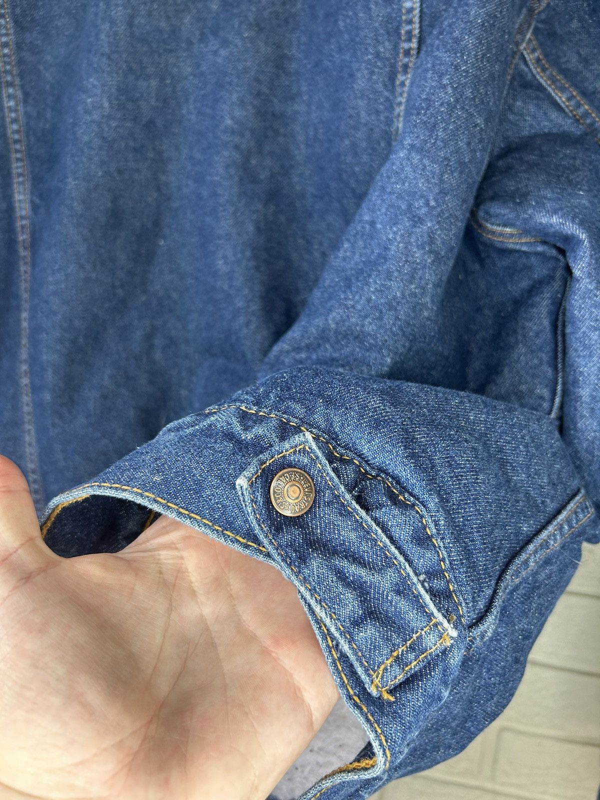 Levi's Vintage 90s Levis Sherpa Lined Denim Jacket Rare Size US XXL / EU 58 / 5 - 8 Thumbnail