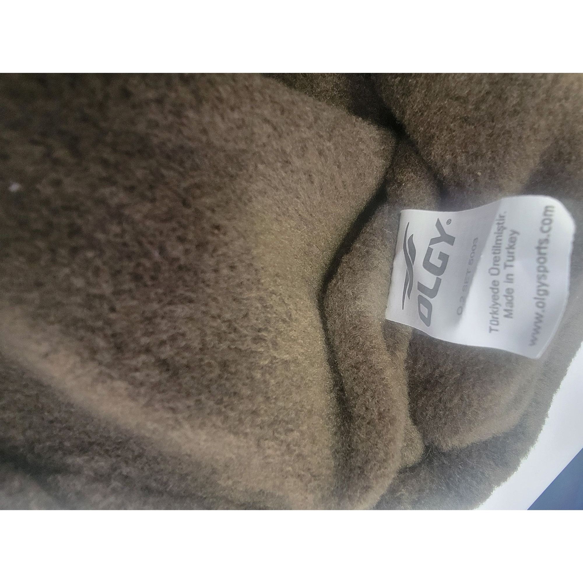 Other Olgy Green Knit Beanie & Scarf Set With Fleece Lining For Co Size ONE SIZE - 6 Thumbnail