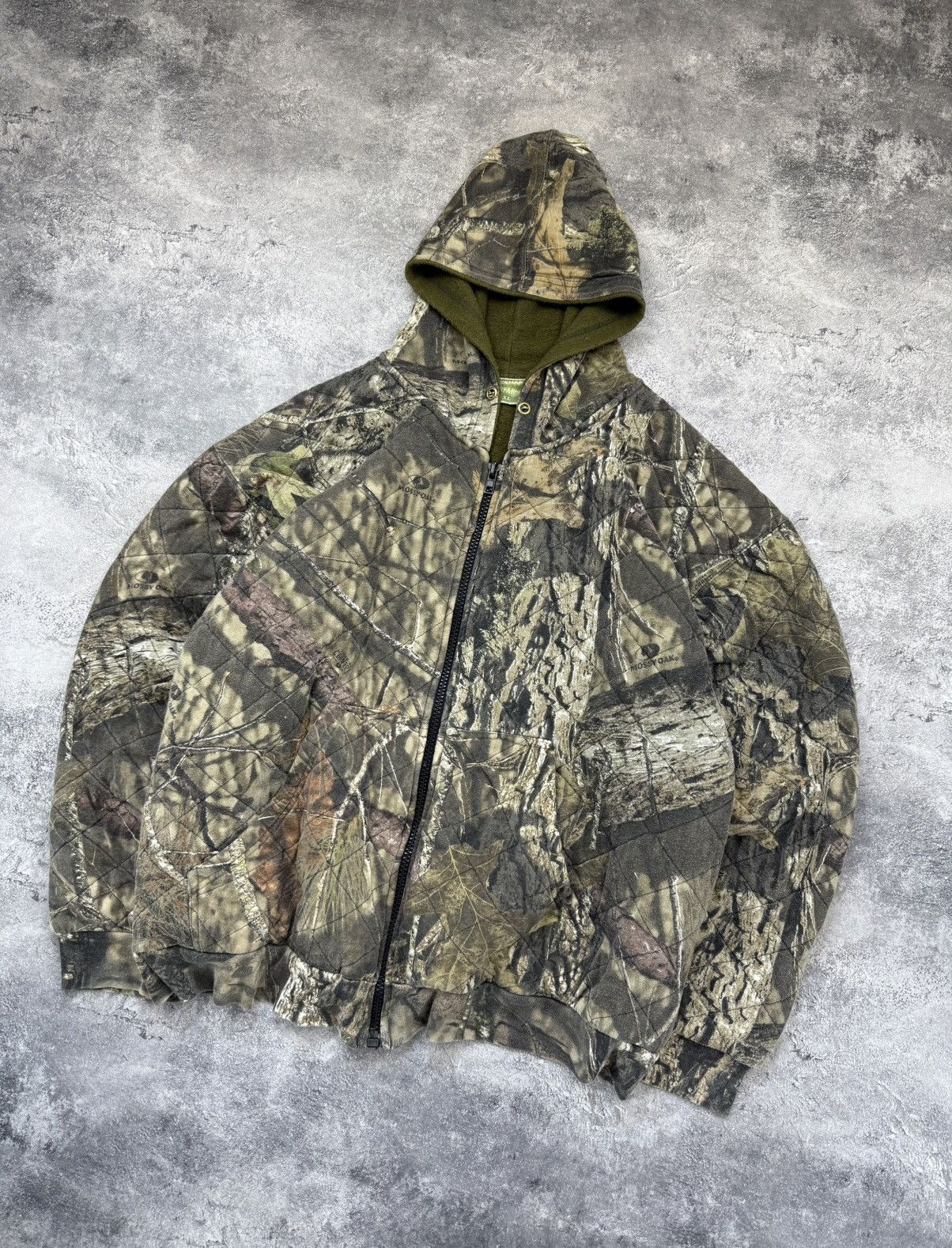 Realtree Crazy Vintage 90s Boxy RealTree Y2K Camo Work Jacket Skater Size US XL / EU 56 / 4 - 2 Thumbnail