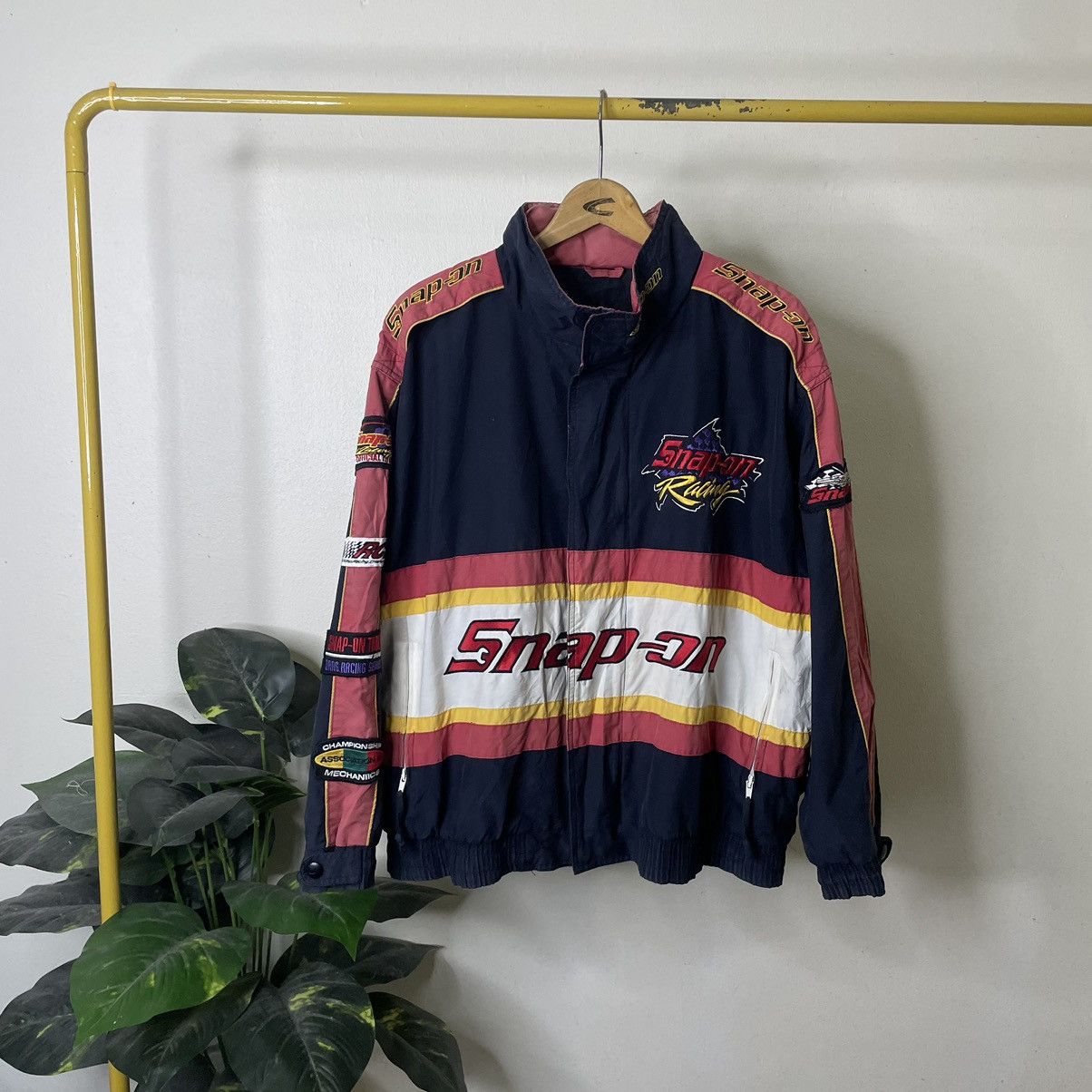 Vintage Vintage 90s Snap-on Racing Mechanic Jacket Size US XL / EU 56 / 4 - 1 Thumbnail