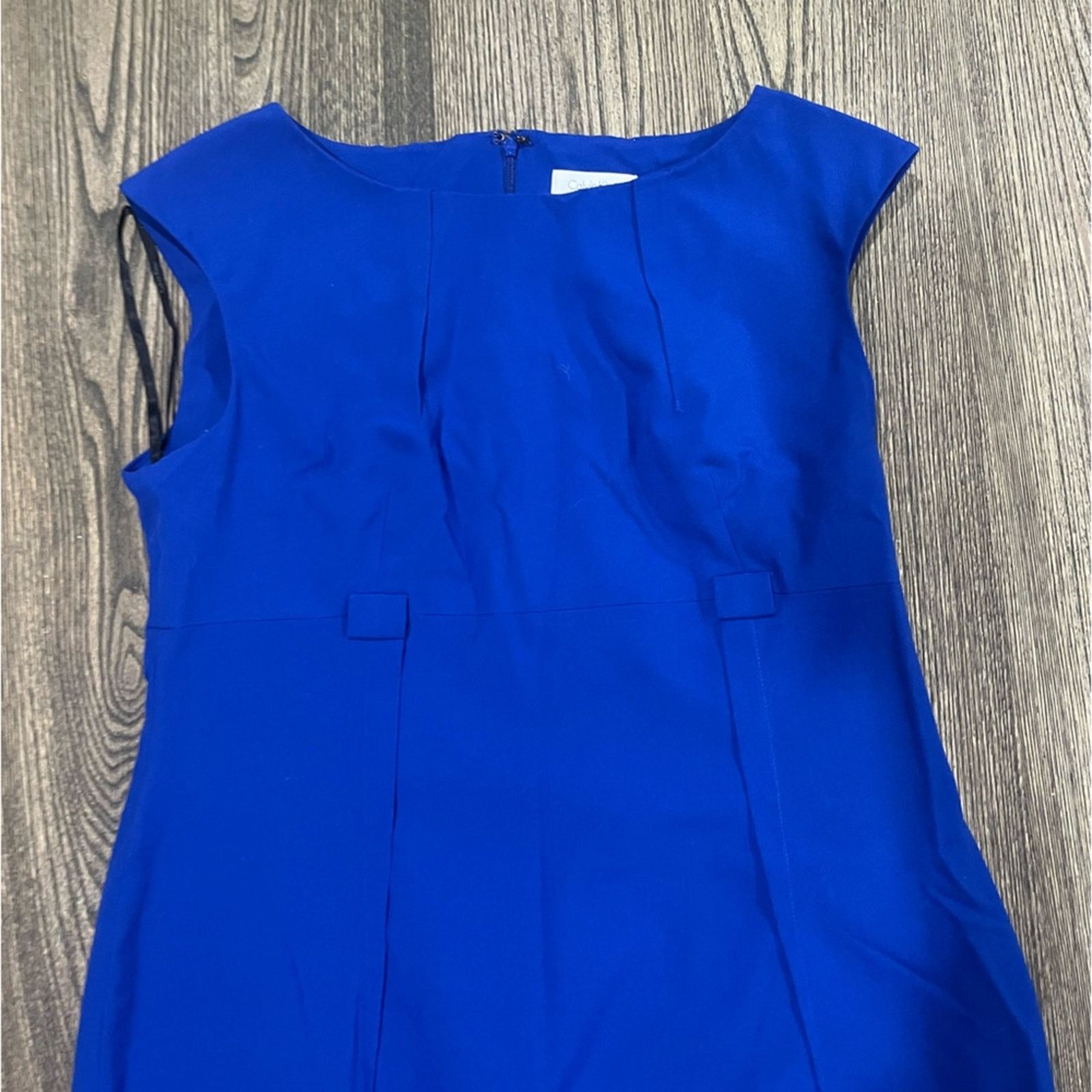 Calvin Klein Calvin Klein Sheath Dress Round Neck Stretch Royal Size 14 Size XL / US 12-14 / IT 48-50 - 3 Thumbnail