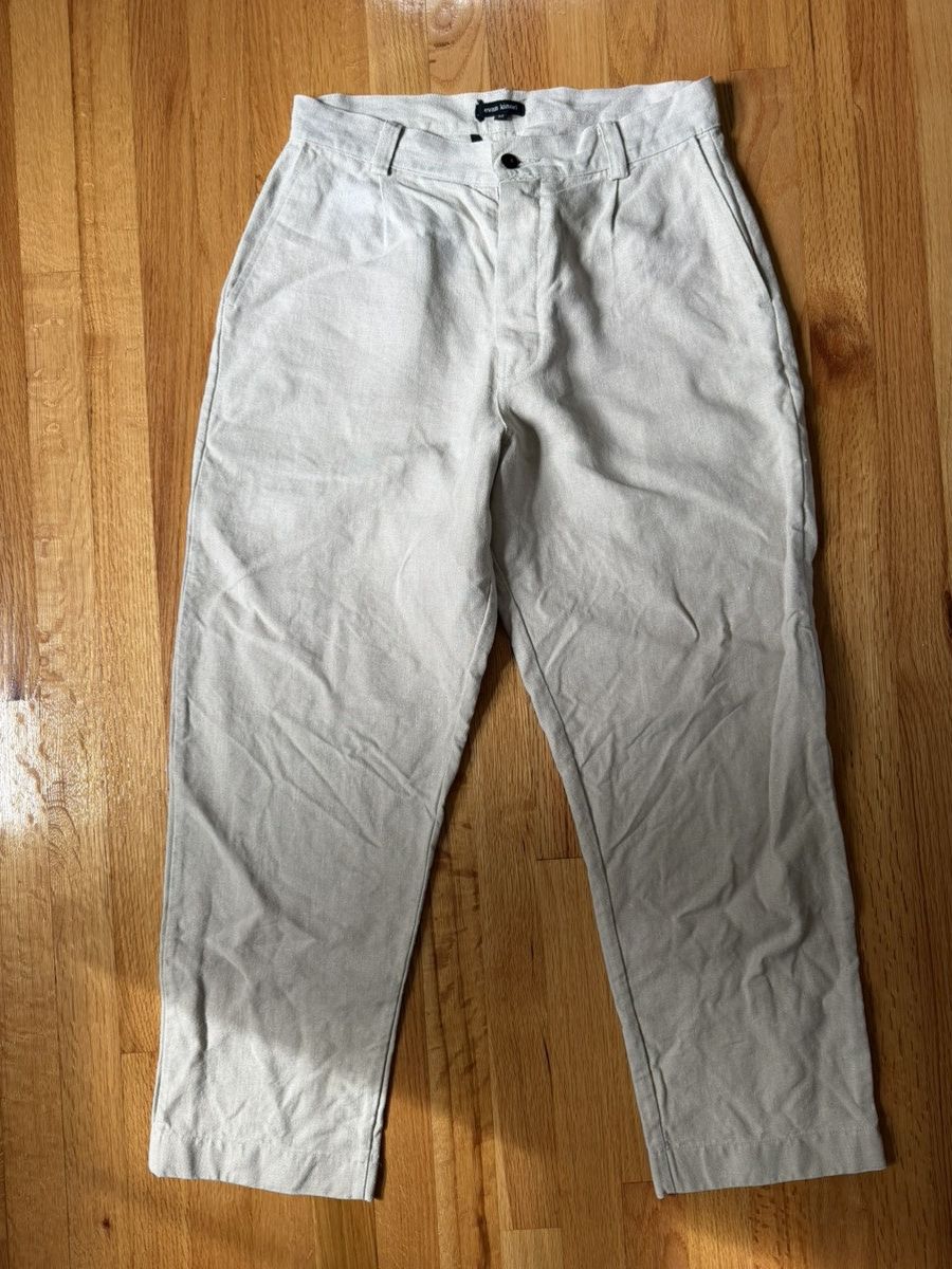 Hemp Canvas Single Pleat Pant