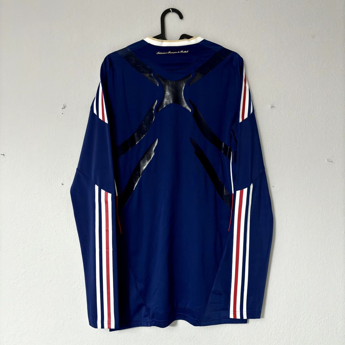 Adidas × Vintage 2010 2012 France Match Long Issue Adidas Home Soccer Jersey Size US L / EU 52-54 / 3 - 9 Thumbnail