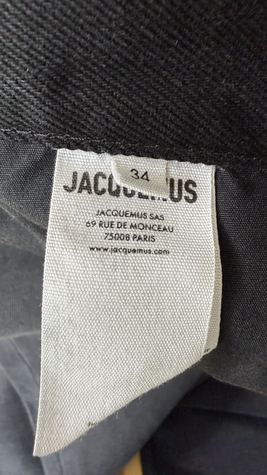 Jacquemus Jacquemus - “Les Sculptures” Faded Loose Fit Black Jeans Size US 34 / EU 50 - 7 Thumbnail