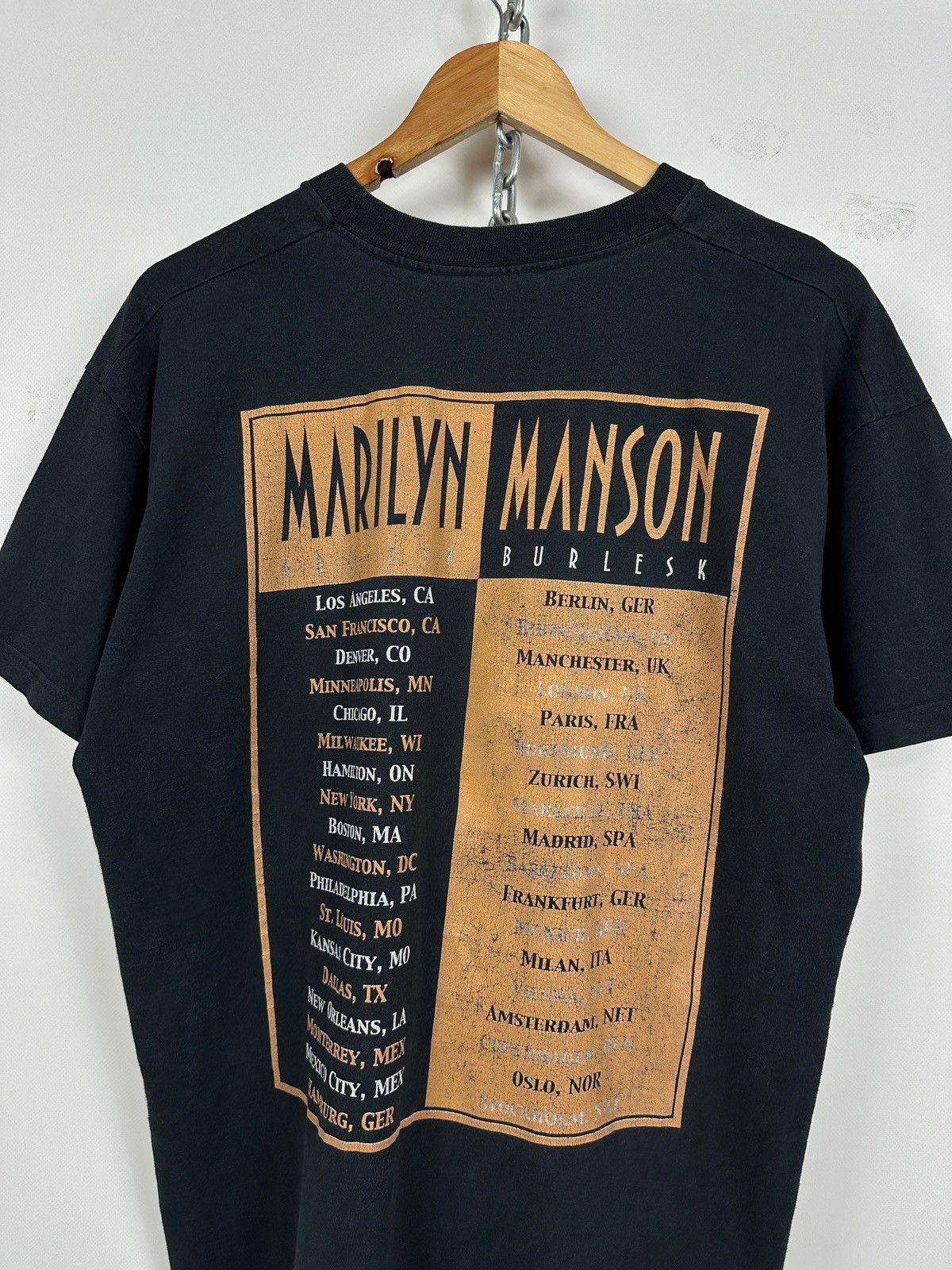 Band Tees 2003 Vintage Marilyn Manson The Golden Age of Grotesque Size US L / EU 52-54 / 3 - 12 Thumbnail