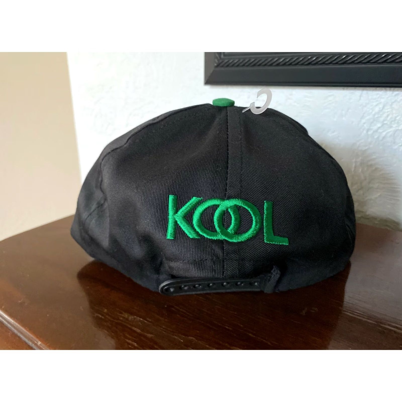 Logo 7 VINTAGE Kool Cigarettes Snapback Hat Cap Embroidered K Spellout Logo Black Green Men Adjustable Two Tone Baseball Cap The Louisville Line Size ONE SIZE - 3 Thumbnail