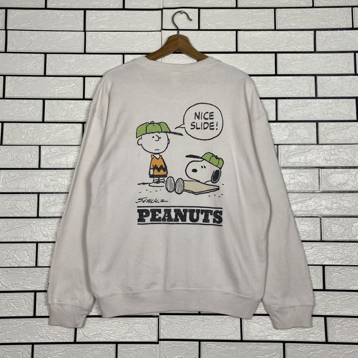 Japanese Brand 📌Vintage Sweatshirt Snoopy Big Logo Size US M / EU 48-50 / 2 - 9 Thumbnail