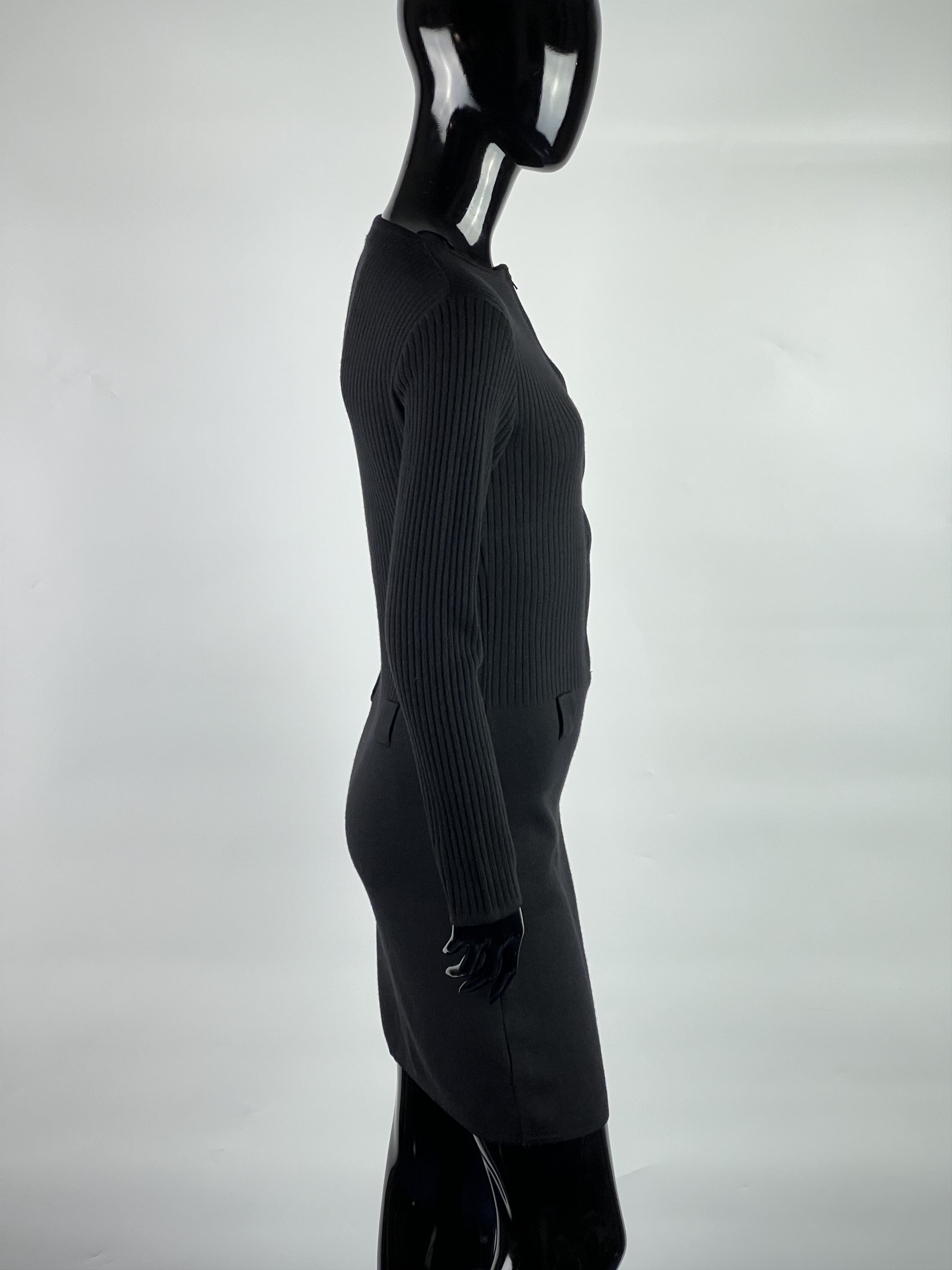 Givenchy Givenchy Boutique Rare Vintage Black Wool Dress Size S / US 4 / IT 40 - 2 Thumbnail