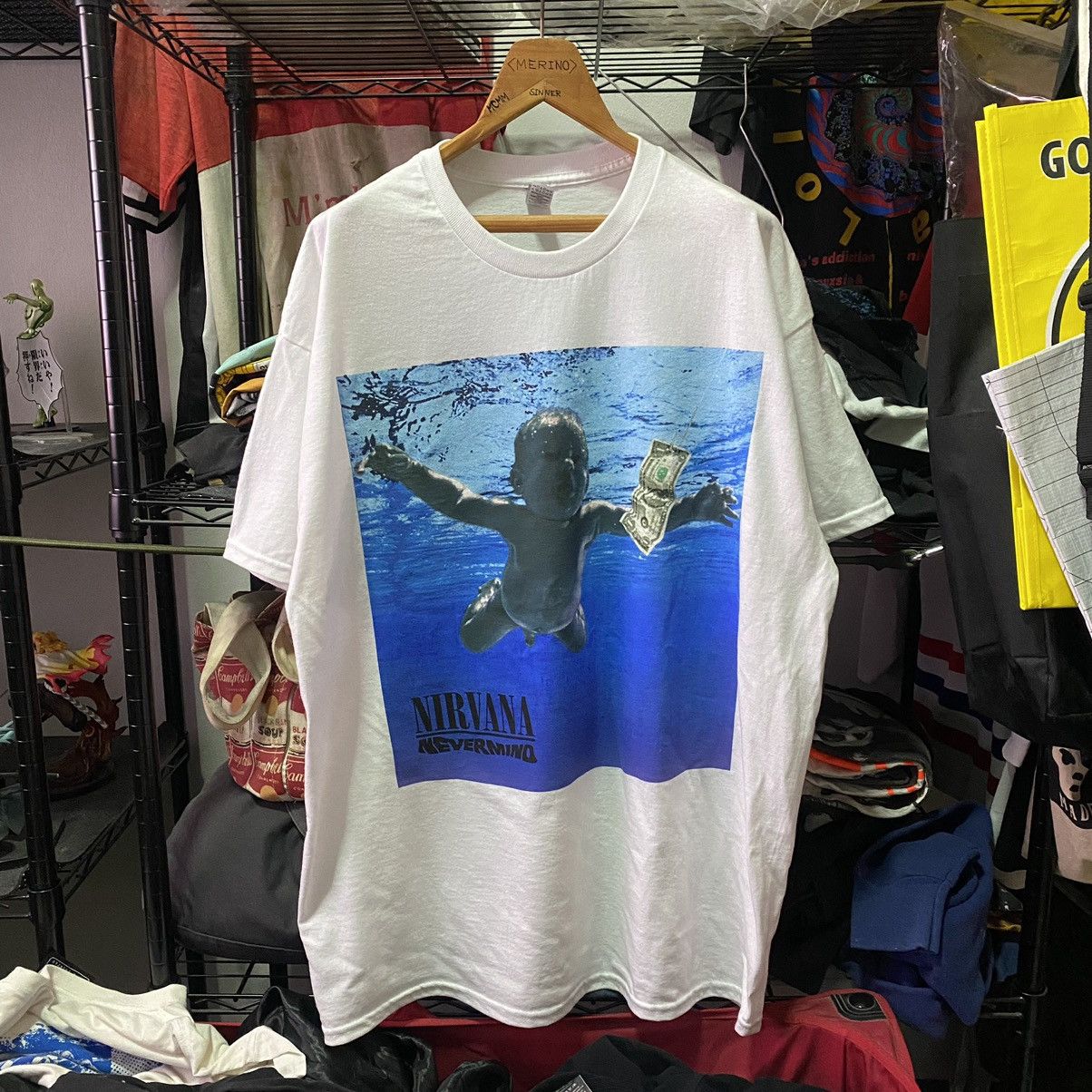 Alternative × Band Tees × Nirvana VINTAGE Y2K NIRVANA NEVERMIND 