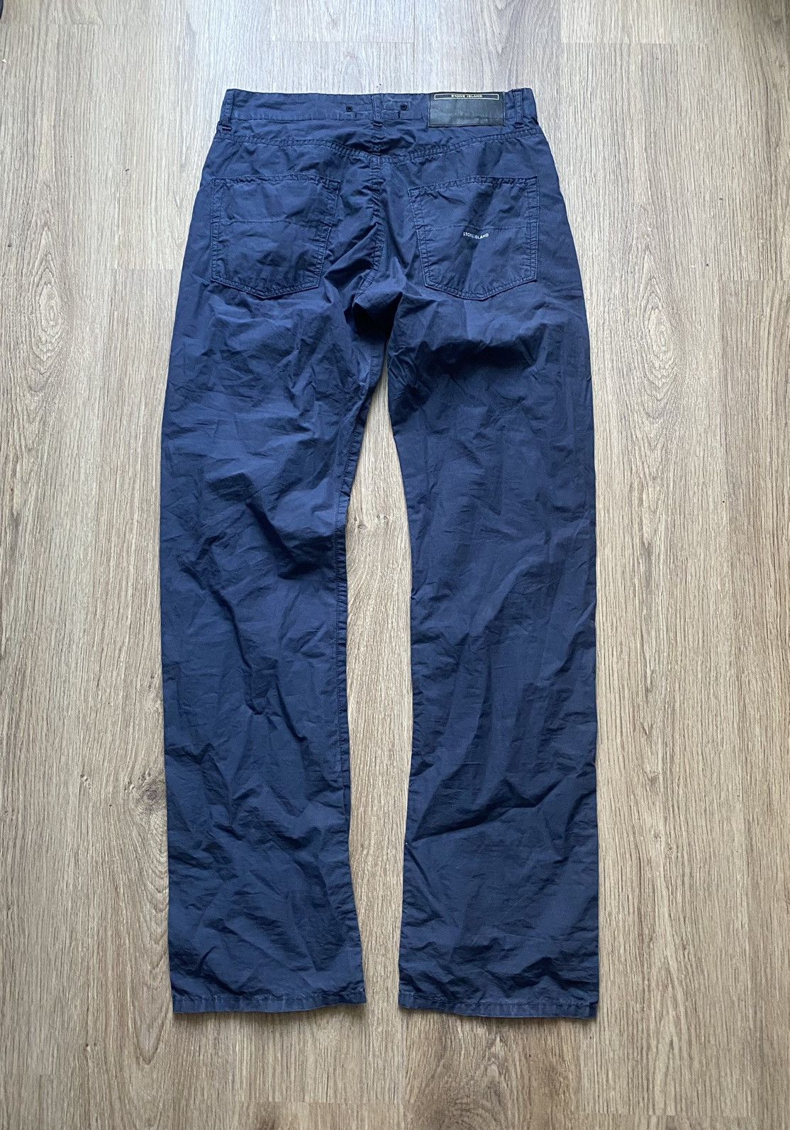 Stone Island × Vintage Stone island denim vintage logo luxury pants Massimo Osti Size US 33 - 1 Thumbnail