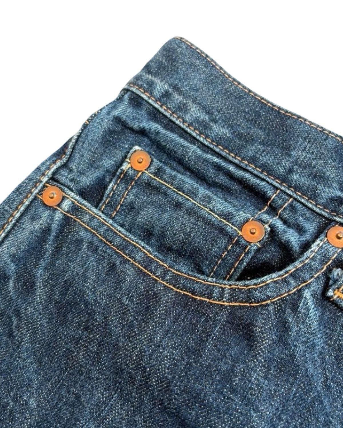 Kapital Japanese Indigo Aizome Denim Jeans Size US 32 / EU 48 - 4 Thumbnail