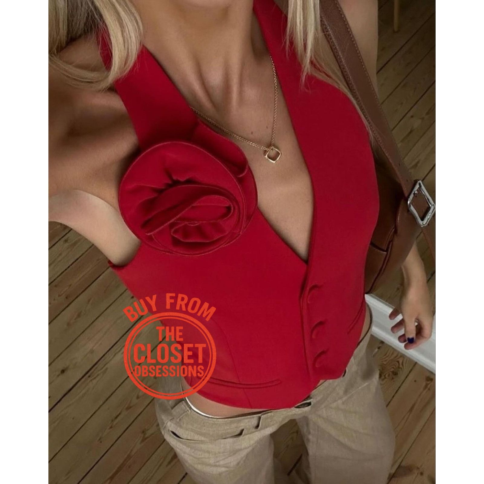 Mango RARE!!! MANGO BLOGGER FAVE!!! Halter Neck Vest NWT Size M / US 6-8 / IT 42-44 - 14 Thumbnail