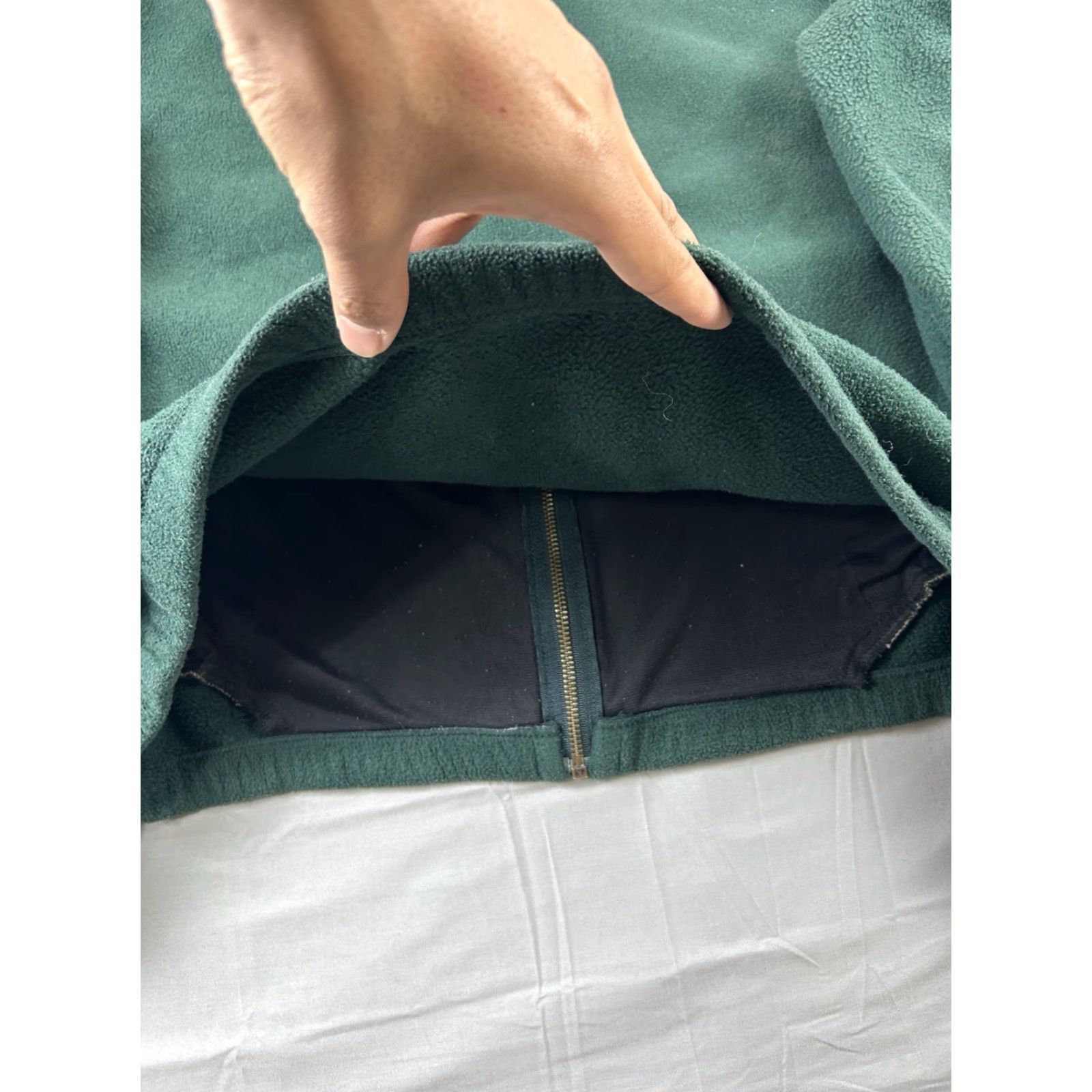 Ralph Lauren VINTAGE Ralph Lauren Jacket XL Full Zip Fleece Green 90s Bomber Chin Strap Men Size US XL / EU 56 / 4 - 7 Thumbnail