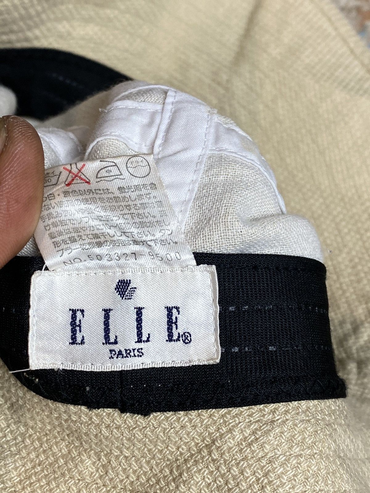 Japanese Brand × Vintage Vintage Elle Paris twill cotton mini Bucket Hats Size ONE SIZE - 5 Thumbnail