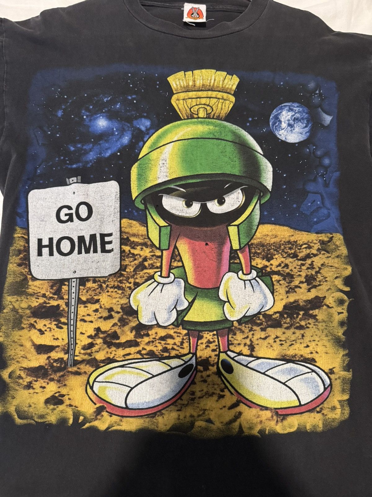 Other Vintage 1997 Looney Tunes Marvin The Martian Tee Size US XL / EU 56 / 4 - 2 Thumbnail