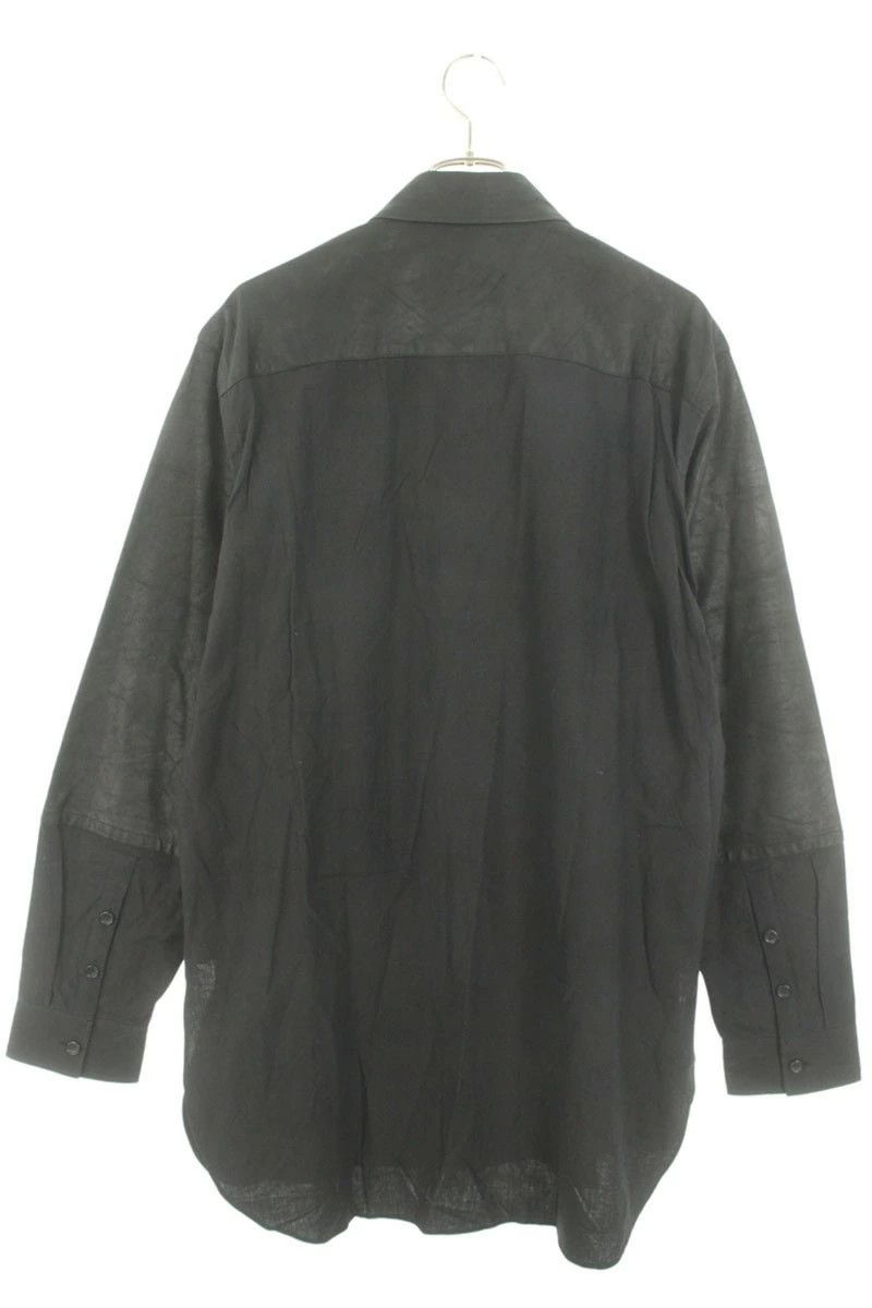 Yohji Yamamoto Yohji Yamamoto POUR HOMME Lamb Leather Switch Shirt Size US L / EU 52-54 / 3 - 3 Thumbnail