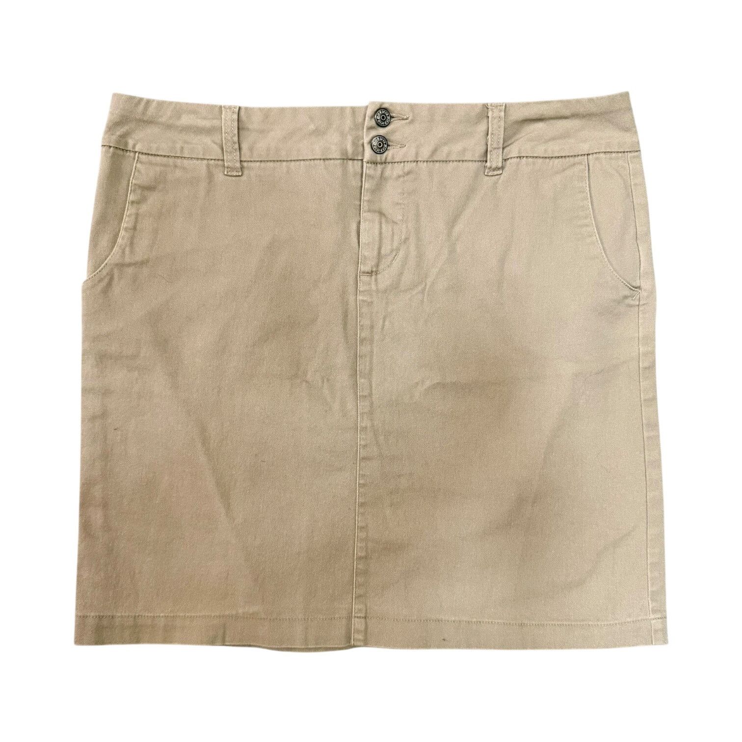 Dickies Dickies Khaki Skirt Womens 10 / Juniors 13 | Casual Uniform Size 32" / US 10 / IT 46 - 2 Thumbnail