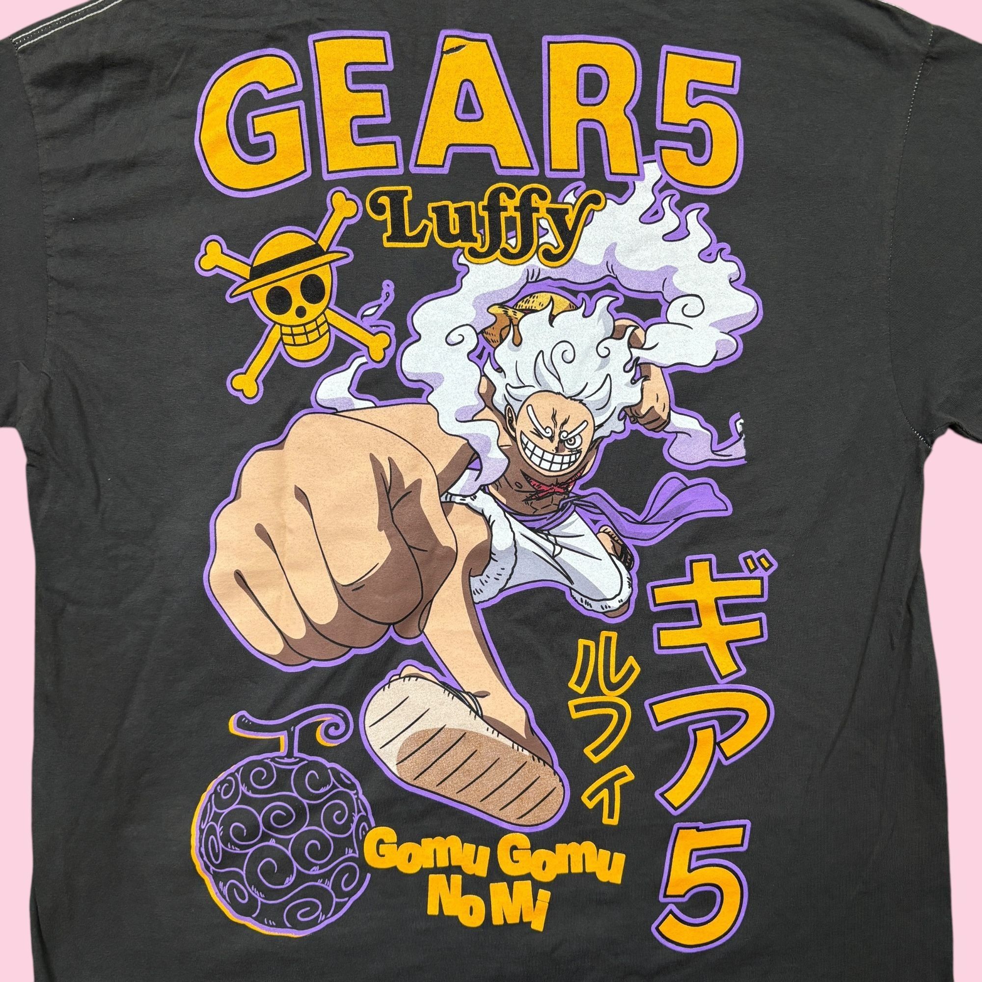 One Piece One Piece Anime Gomu Gomu No Mi Gear5 Luffy Tee L Size US L / EU 52-54 / 3 - 2 Thumbnail