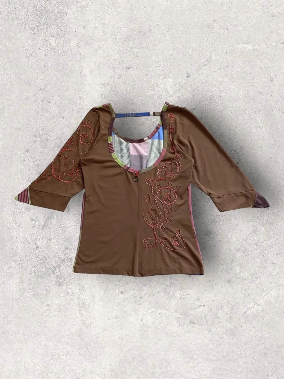 Hysteric Glamour Save the Queen Avant Garde Top Blouse Aztec Size L / US 10 / IT 46 - 2 Thumbnail