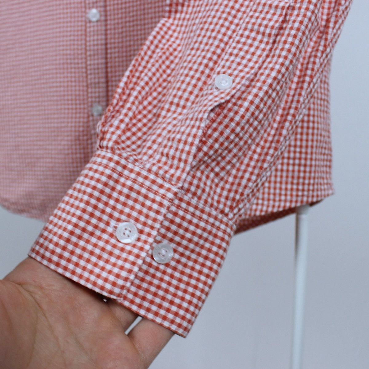 Armani Armani Jeans Custom Fit Long Sleeve Shirt Size US L / EU 52-54 / 3 - 5 Thumbnail