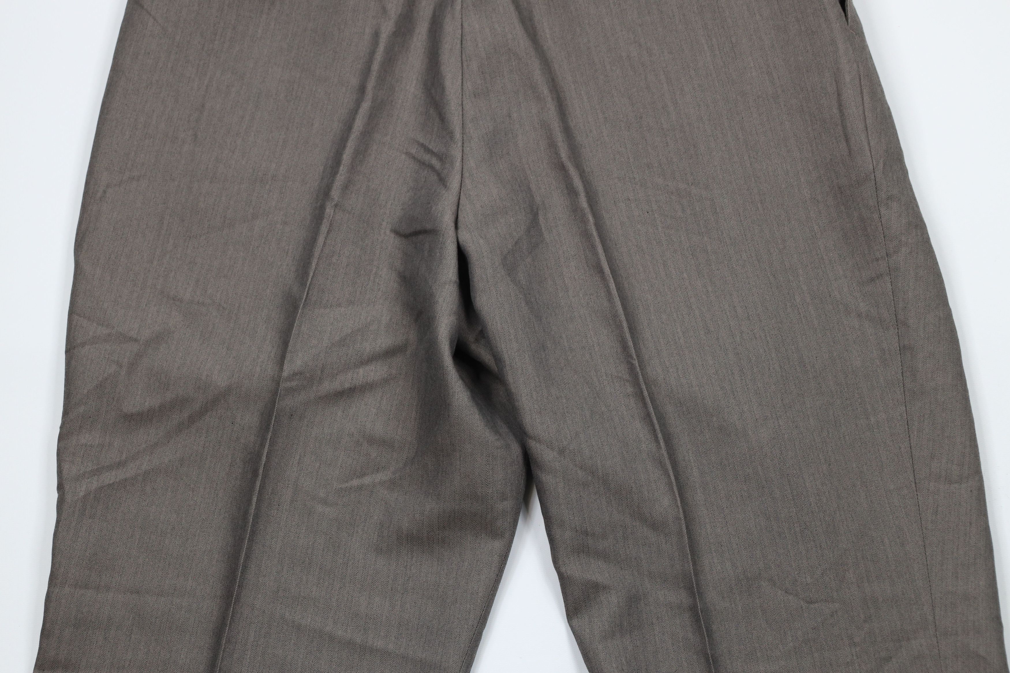 Ralph Lauren × Vintage Vintage 90s Chaps Ralph Lauren Herringbone Chino Pants Size US 38 / EU 54 - 11 Thumbnail