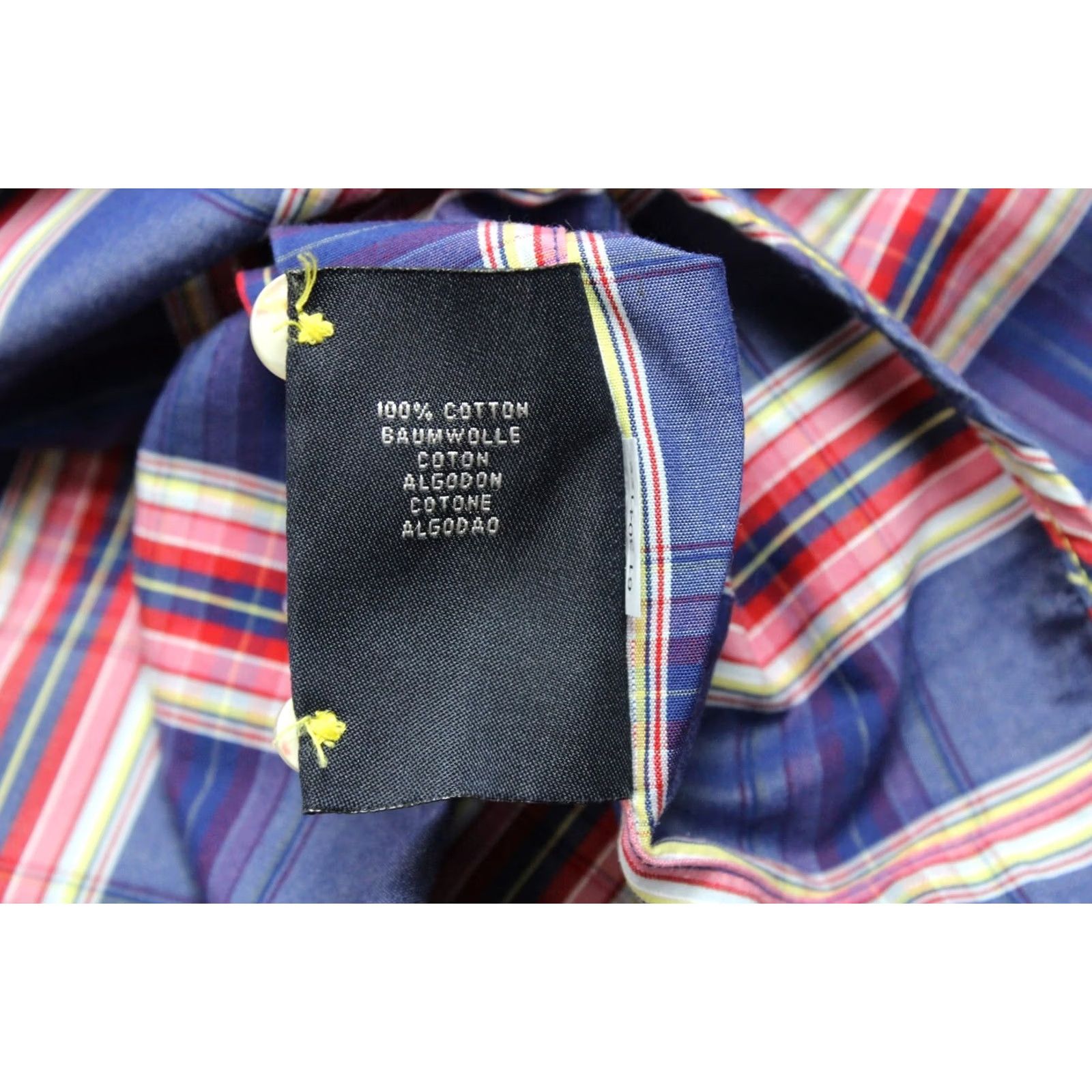 Gant GANT Rugger Vintage Slim Fit Shirt Men M Plaid Logo Button-Up Multicoloured Long Sleeve Slim Fit Shirt Mens Size US M / EU 48-50 / 2 - 6 Thumbnail