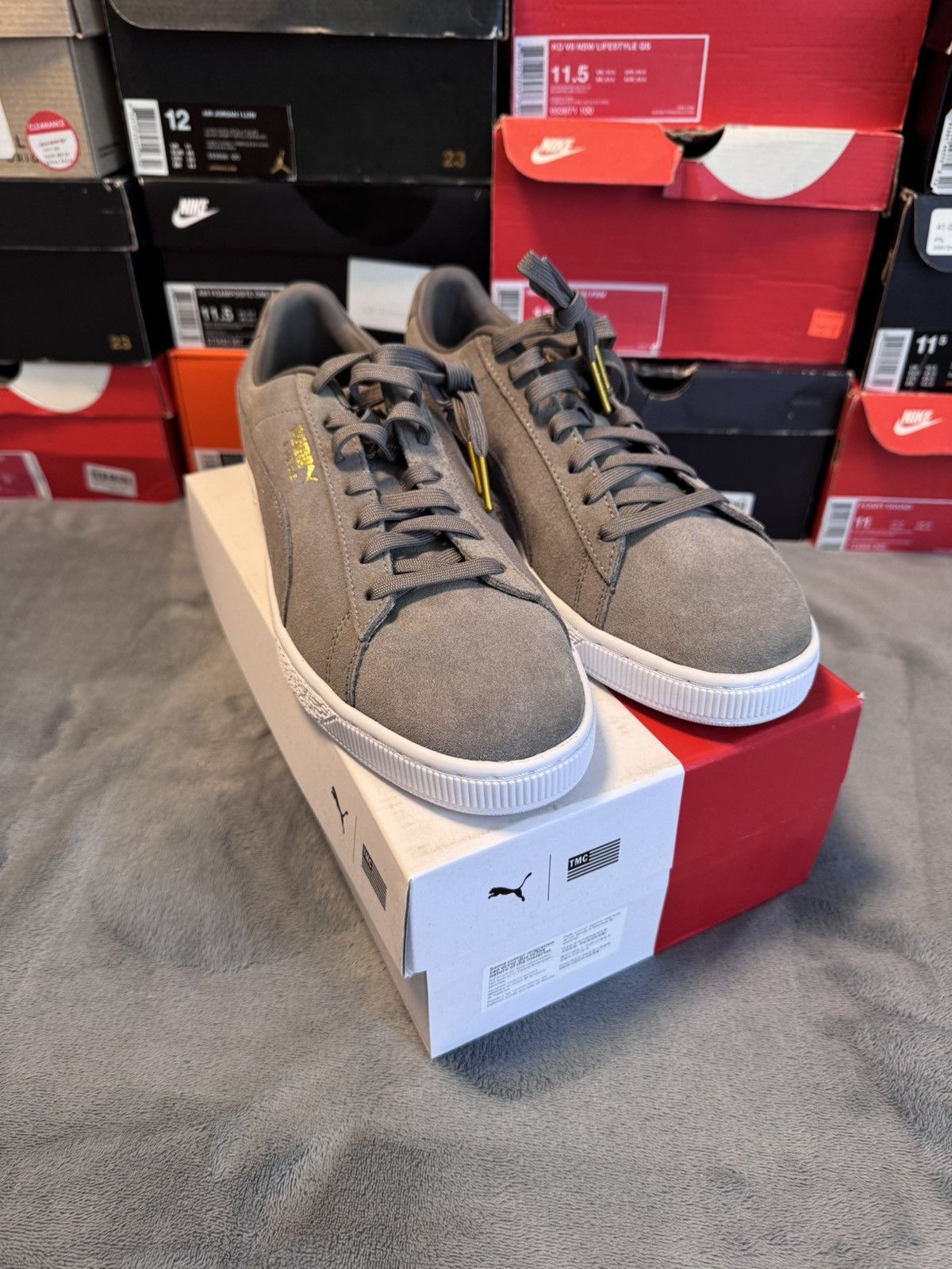 Puma Puma Suede TMC Grey Size US 11 / EU 44 - 7 Thumbnail