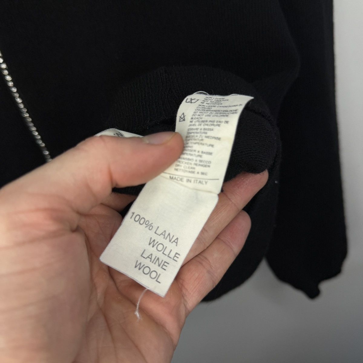 Blumarine Blumarine Wool Vintage Cardigan Sweater Black Avant Garde Size M / US 6-8 / IT 42-44 - 6 Thumbnail
