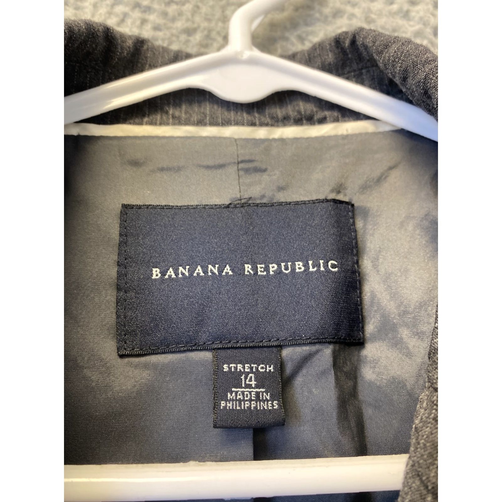 Banana Republic Banana Republic Wool Blazer Womens 14 Button Stripes /108-45 Size XL / US 12-14 / IT 48-50 - 4 Thumbnail