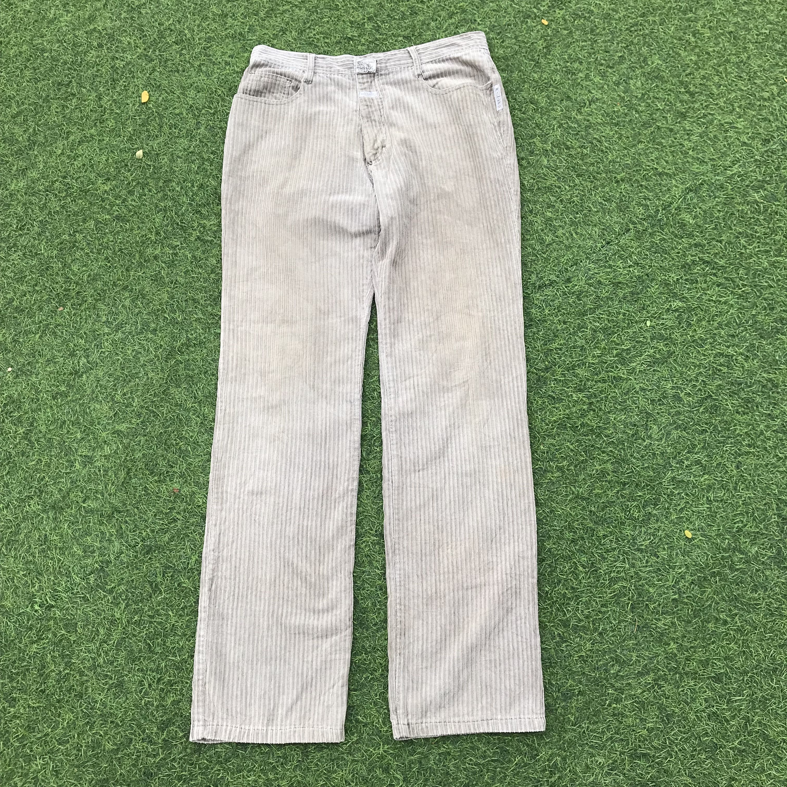 Marithe + Francois Girbaud Vintage MFG Marithe Francois Girbaud Brown Corduroy Trouser Size US 33 - 6 Thumbnail
