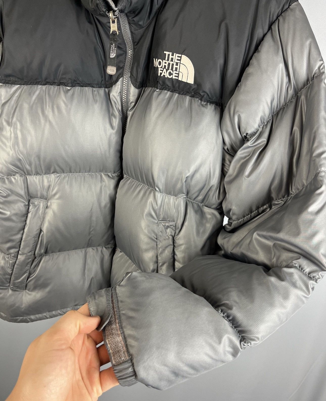 The North Face The North Face Grey 1996 Nuptse Puffer Down Packable Jacket Size US M / EU 48-50 / 2 - 4 Thumbnail