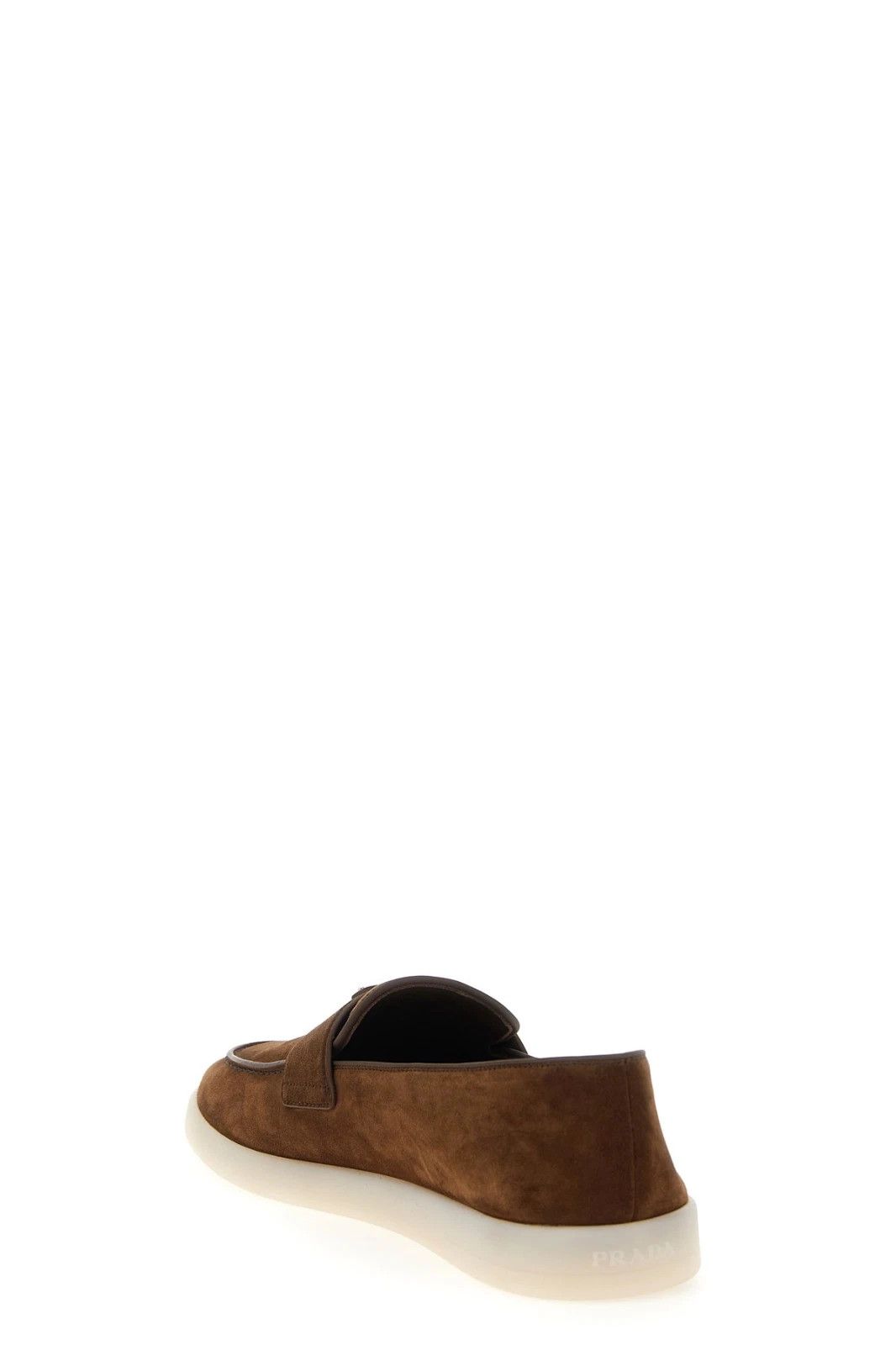 Prada PRADA Cocoa Brown Suede Loafers New & Authentic Size US 5 / EU 37 - 3 Thumbnail