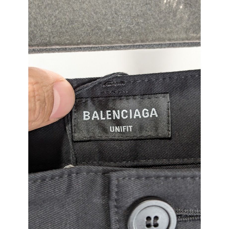 Balenciaga o1rshd1 Denim Jeans in Black Size US 26 / EU 42 - 12 Thumbnail