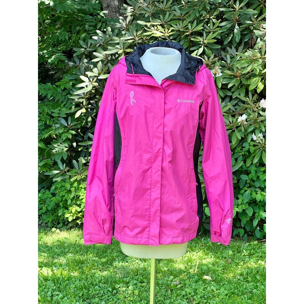 Columbia Women's M Columbia Jacket Windbreaker Breast Cancer Pink Size M / US 6-8 / IT 42-44 - 1 Thumbnail