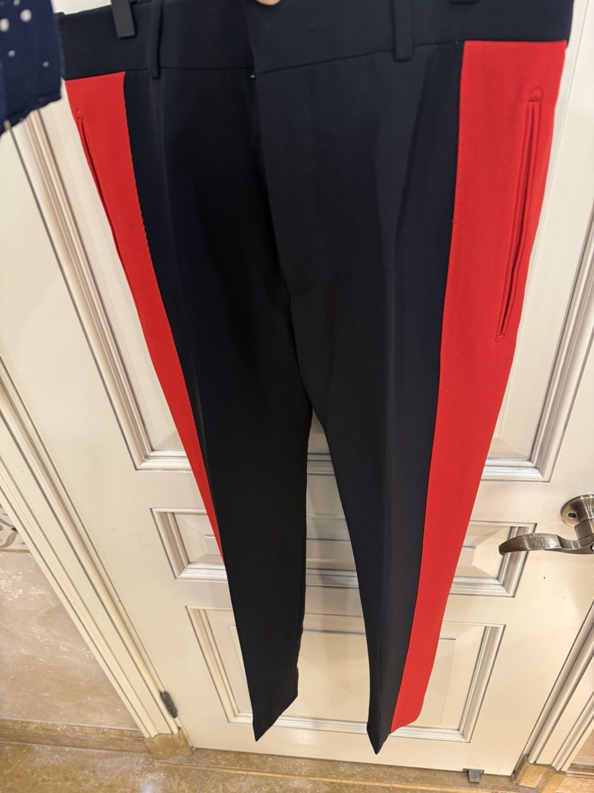 Alexander McQueen slim fit red stripe pants size46 Size US 30 / EU 46 - 9 Thumbnail