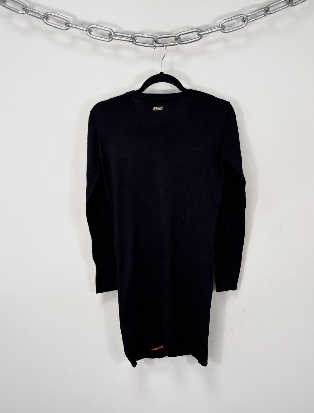 Versace Jeans Couture Versace Jeans Couture Women’s Black Long Sleeve Mini Dress Size S / US 4 / IT 40 - 10 Thumbnail