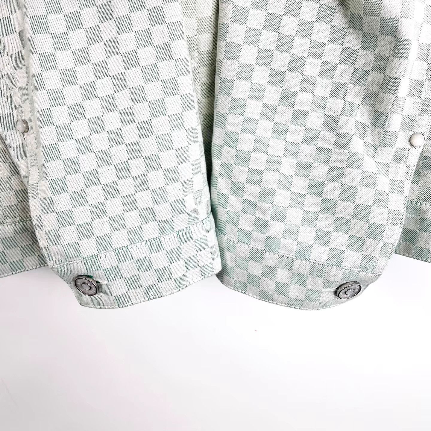 Louis Vuitton LOUIS VUITTON Gradient Damier Jacquard Denim Jacket K12 Size US M / EU 48-50 / 2 - 5 Thumbnail