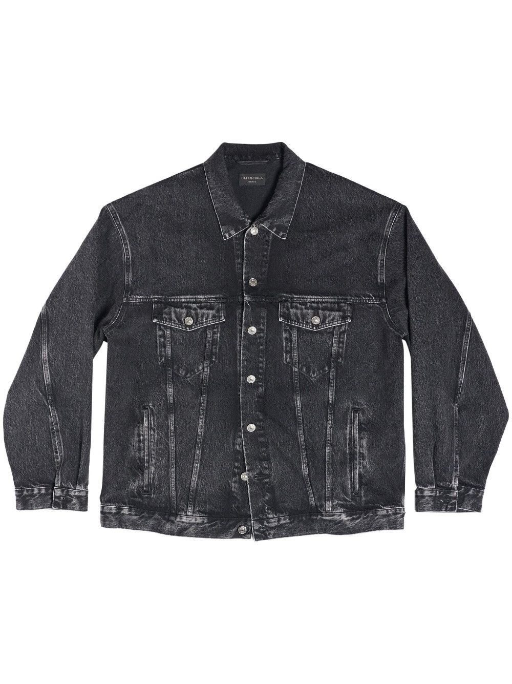 Balenciaga o1bcso1str0125 Strass Jacket in Black Size US S / EU 44-46 / 1 - 1 Thumbnail