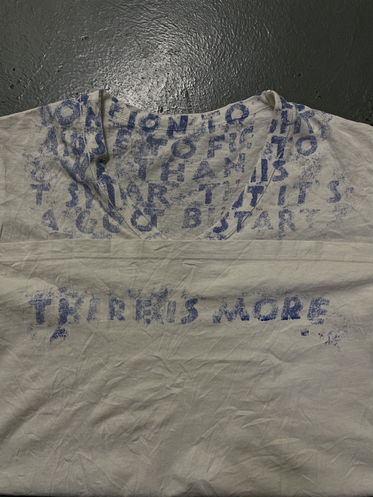 Designer × Maison Margiela 2014 Maison Martin Margiela Aids Awareness V neck Tshirt Size US S / EU 44-46 / 1 - 7 Thumbnail