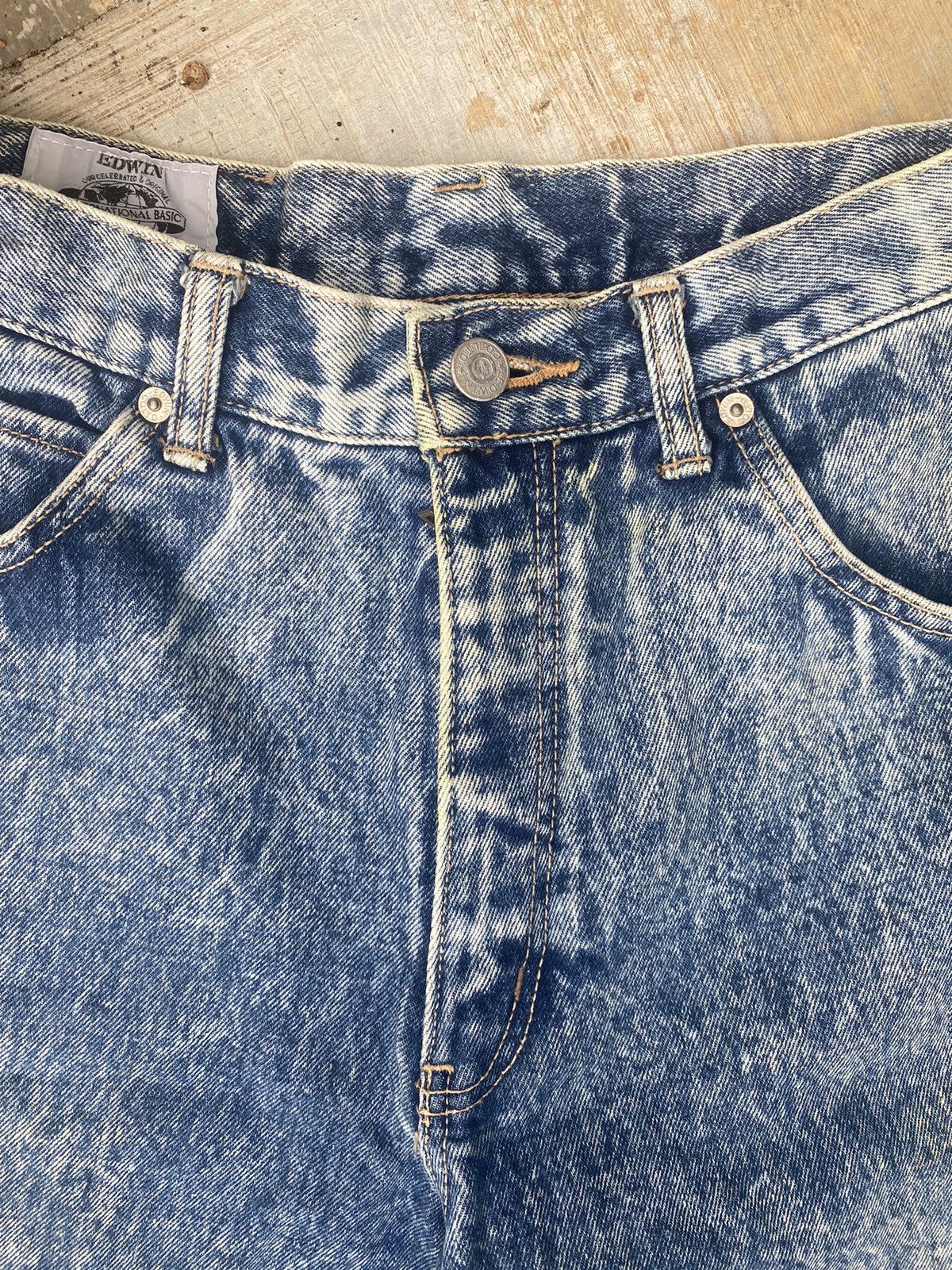 Edwin Vintage Edwin Lot 1431-96 Asid Wash Custom Shorts Size US 28 / EU 44 - 3 Thumbnail