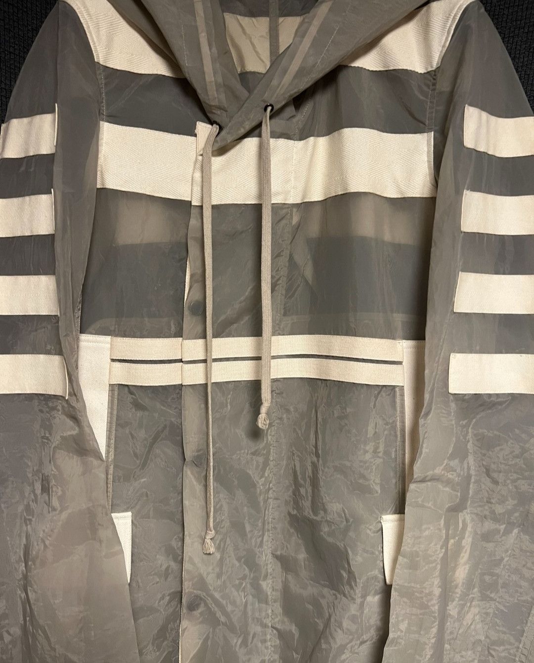 Rick Owens Rick Owens 13ss show sheer webbing fishtail coat Size US M / EU 48-50 / 2 - 4 Thumbnail
