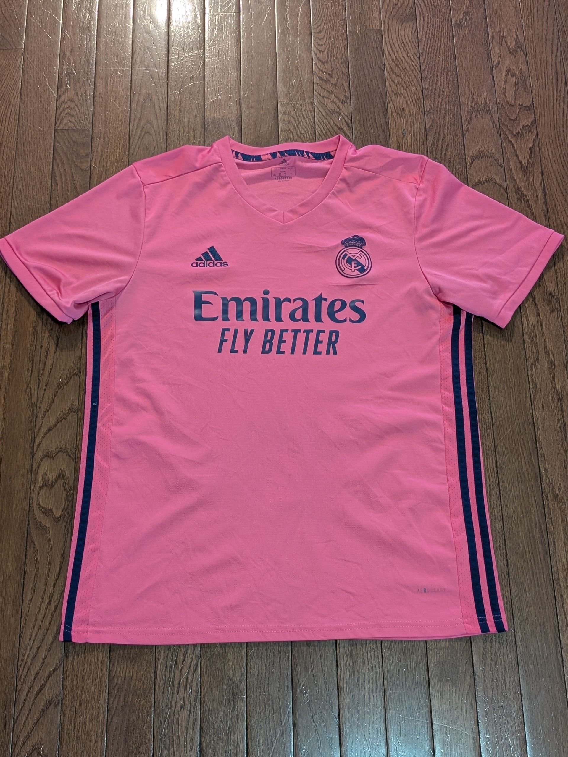 Adidas 2020/21 Real Madrid Away Adidas Jersey - Size L Size US L / EU 52-54 / 3 - 1 Thumbnail