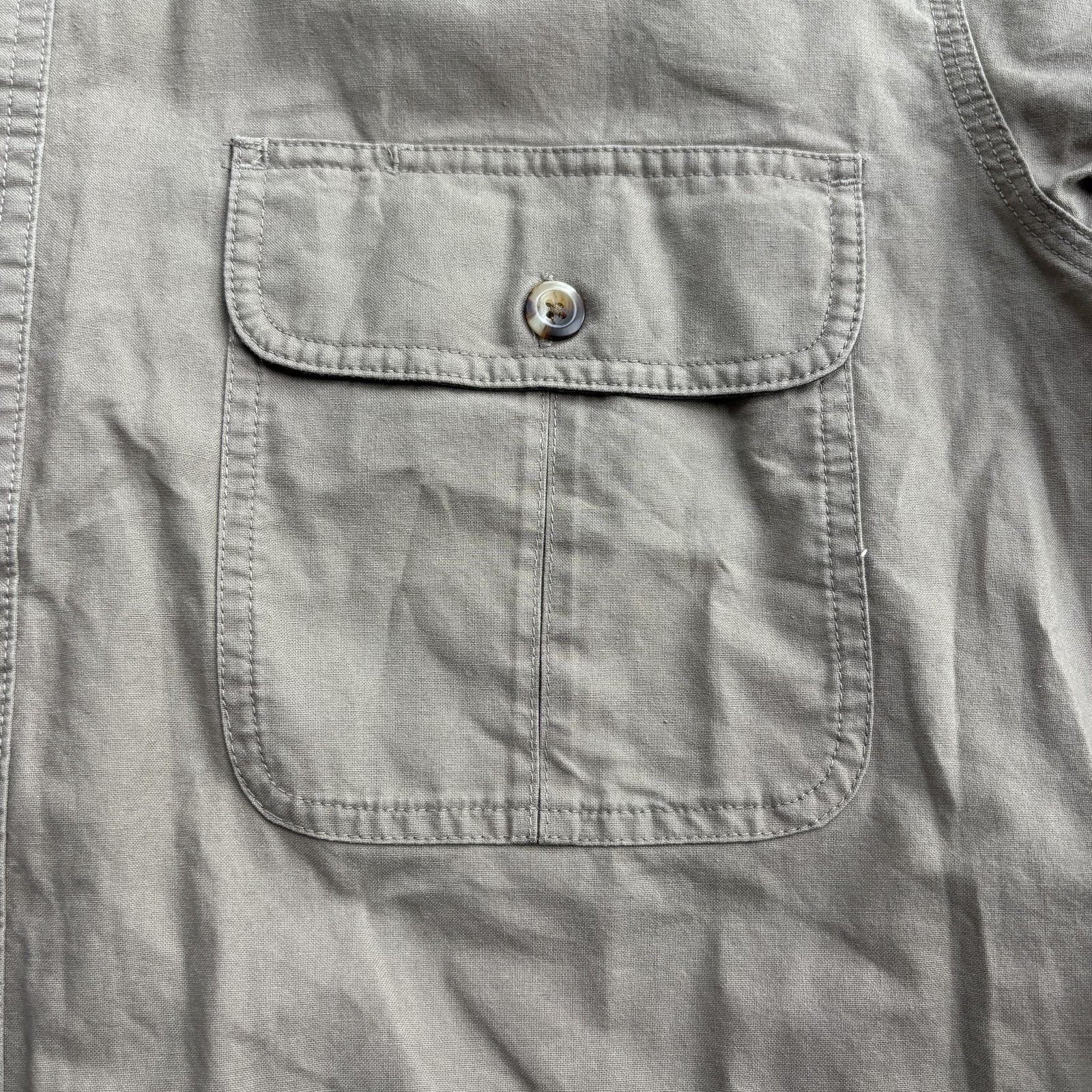 Cabelas Cabelas Mens Shooting Shirt L Khaki Green Long Sleeve Butto Size US L / EU 52-54 / 3 - 3 Thumbnail