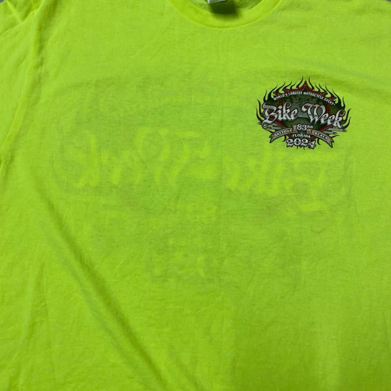 Other Neon green Daytona Beach Bike Week 2024 T-shirt Size US L / EU 52-54 / 3 - 4 Thumbnail