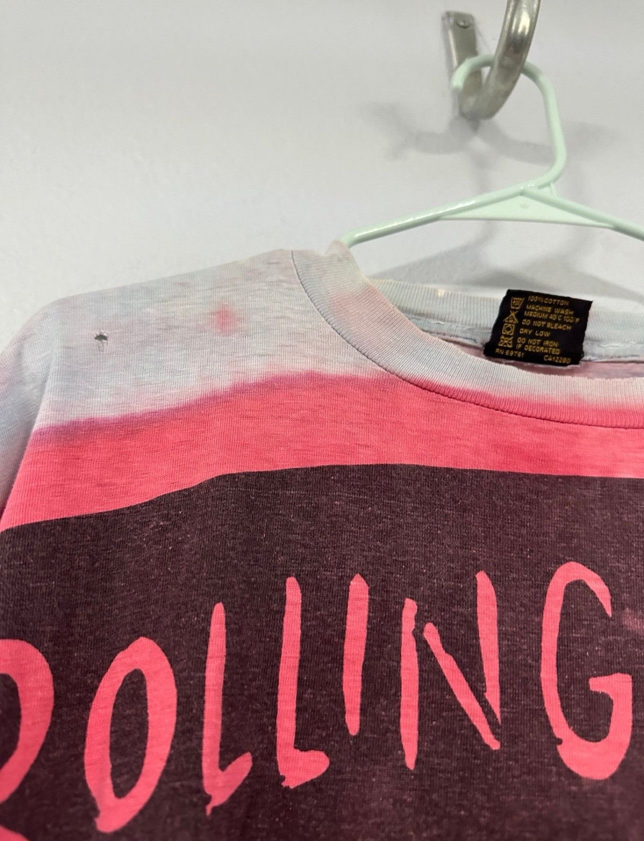 Band Tees × The Rolling Stones × Vintage Vintage Rolling Stones Voodoo Lounge TieDye AOP Size US XL / EU 56 / 4 - 7 Thumbnail