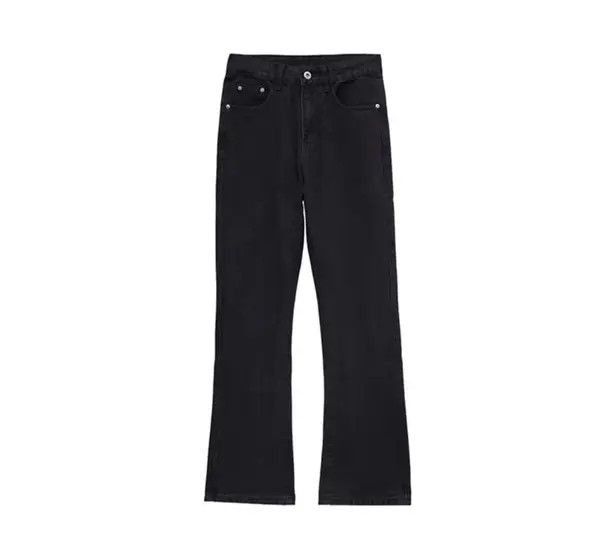 VIBE Street hip hop flame skull embroidered straight jeans Size US 30 / EU 46 - 1 Thumbnail