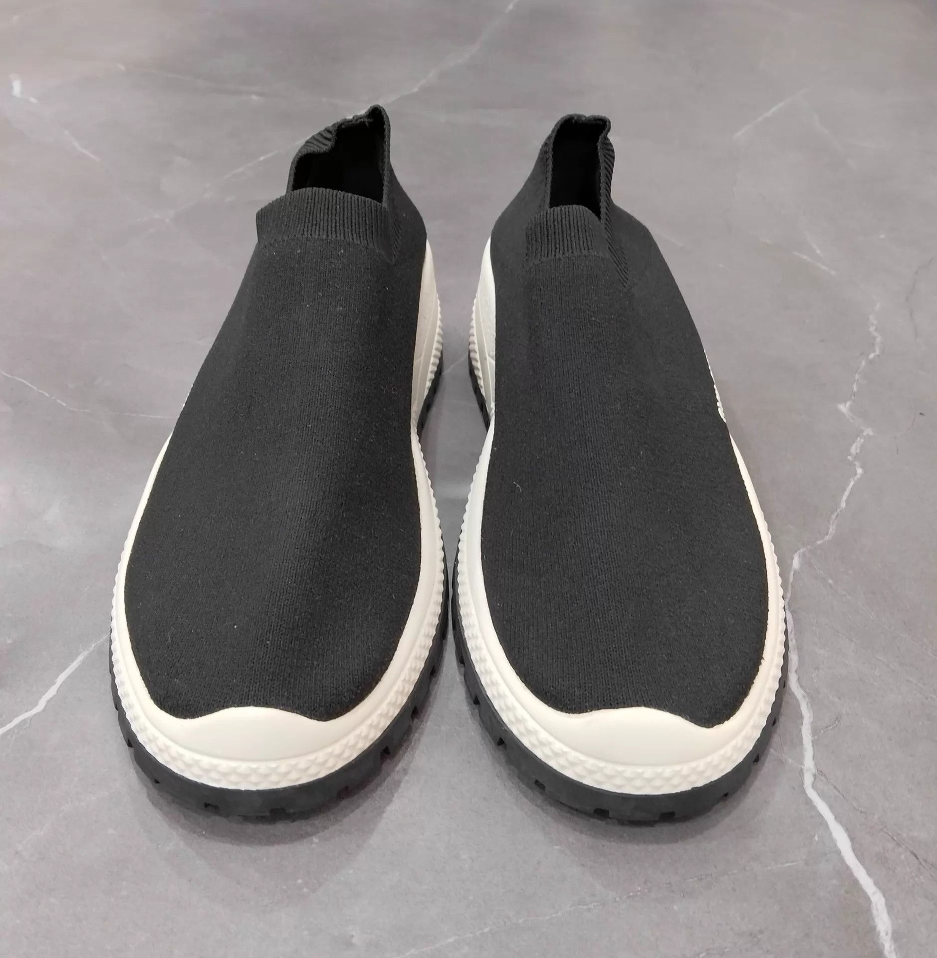 Miu Miu MIU MIU Black Woven Slip-On Sneaker 36 Size US 5.5 / IT 35.5 - 4 Thumbnail