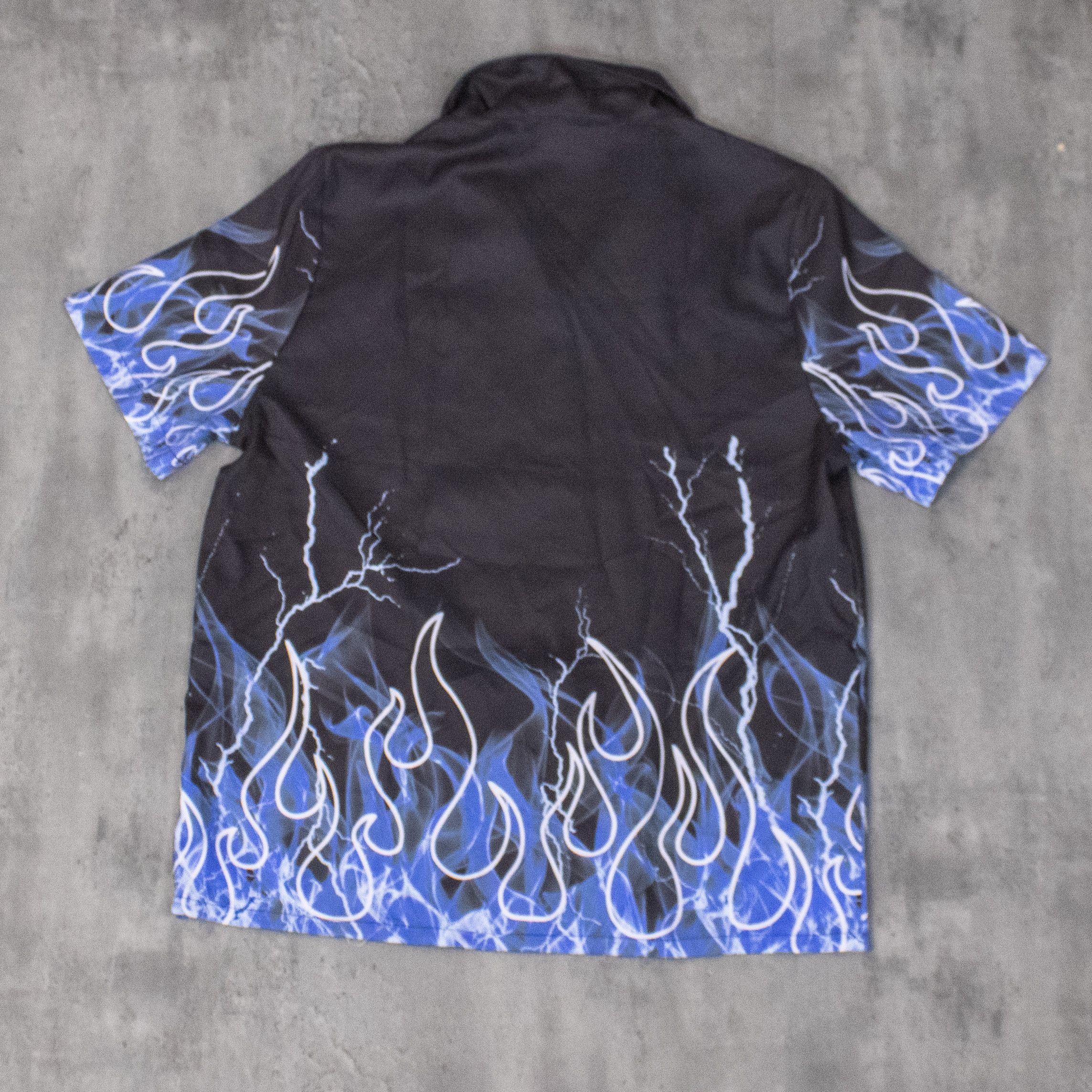 Zumiez Vitriol Anime Button Up Camp Collar Prada Style Shirt Size US M / EU 48-50 / 2 - 7 Thumbnail