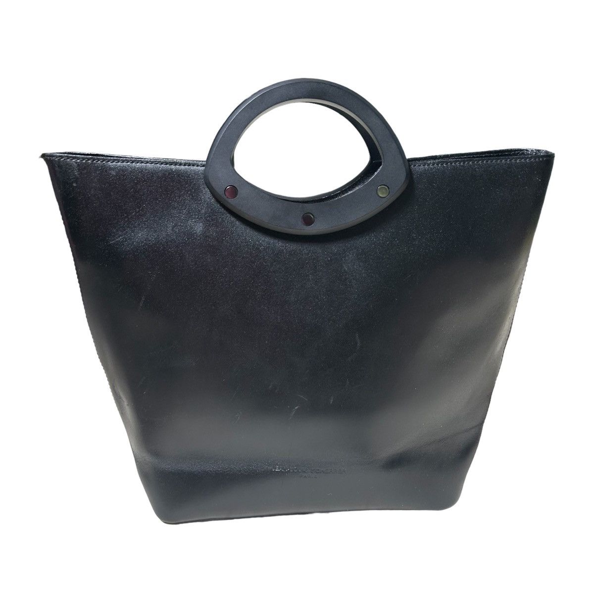 Jean-Louis Scherrer Paris Leather Tote Bag