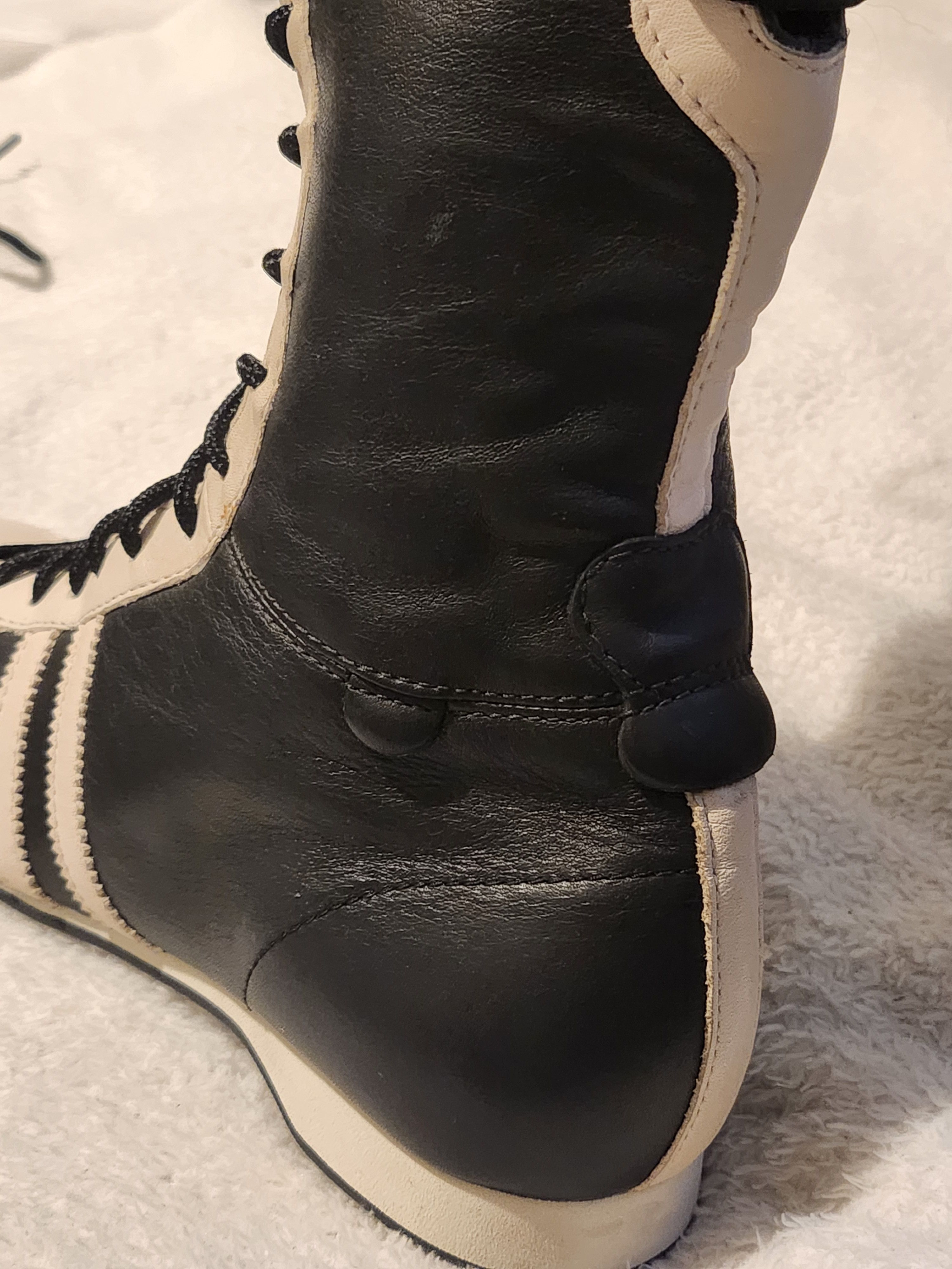 Adidas Adidas Santos boots leather knee high boxing black and white Size US 5.5 / IT 35.5 - 7 Thumbnail